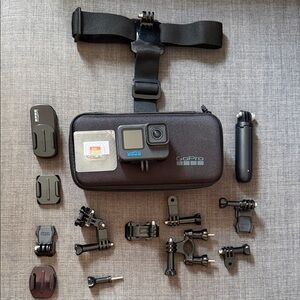 GoPro Hero 10 Black Action Camera with Carry Case and Mount Kit